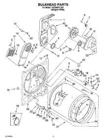 03 - Bulkhead Parts parts for Whirlpool Dryer YGEW9877JQ1 from AppliancePartsPros.com