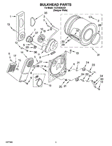 03 - Bulkhead Parts parts for Whirlpool Dryer YLEV4634JQ1 from AppliancePartsPros.com