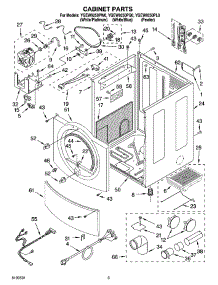 02 - Cabinet Parts parts for Whirlpool Dryer YGEW9250PL0 from AppliancePartsPros.com