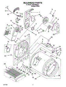03 - Bulkhead Parts parts for Whirlpool Dryer YGEX9868JQ1 from AppliancePartsPros.com