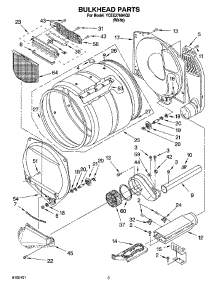 03 - Bulkhead Parts, Optional Parts (Not Included) parts for Whirlpool Dryer YCEE2760KQ2 from AppliancePartsPros.com