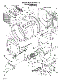 03 - Bulkhead Parts, Optional Parts (Not Included) parts for Whirlpool Dryer YCEM2760KQ1 from AppliancePartsPros.com