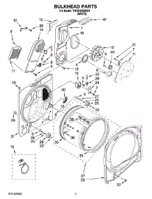 03 - Bulkhead Parts, Optional Parts (Not Included) parts for Whirlpool Dryer YWED6200SW1 from AppliancePartsPros.com