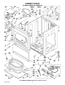 02 - Cabinet Parts parts for Whirlpool Dryer CGM2751TQ0 from AppliancePartsPros.com