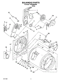 03 - Bulkhead Parts, Optional Parts (Not Included) parts for Whirlpool Dryer YWED5800SW0 from AppliancePartsPros.com