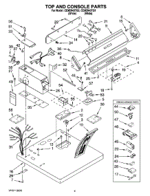 02 - Top And Console Parts parts for Whirlpool Dryer CEM2940TQ0 from AppliancePartsPros.com