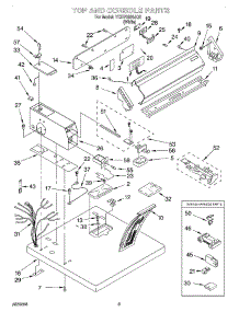 02 - Section parts for Whirlpool Dryer YCEP2960JQ0 from AppliancePartsPros.com