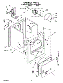 03 - Cabinet Parts, Optional Parts (Not Included) parts for Whirlpool Dryer GCEM2990TQ0 from AppliancePartsPros.com