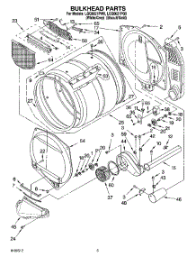 03 - Bulkhead Parts parts for Whirlpool Dryer LGQ8621PW0 from AppliancePartsPros.com