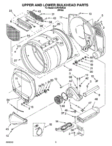 04 - Optional Parts (Not Included) Upper And Lower Bulkhead Parts parts for Whirlpool Dryer CSP2760KQ3 from AppliancePartsPros.com