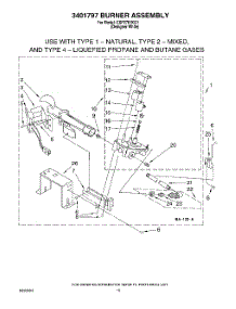08 - 3401797 Burner parts for Whirlpool Dryer CSP2761KQ1 from AppliancePartsPros.com