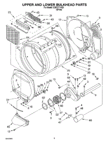 05 - Optional Parts (Not Included) Upper And Lower Bulk parts for Whirlpool Dryer CSP2771KQ1 from AppliancePartsPros.com