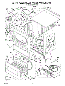 04 - Upper Cabinet And Front Panel Parts - Optional Par parts for Whirlpool Dryer CSP2761KQ2 from AppliancePartsPros.com