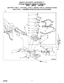 04 - 694670 Burner Assembly parts for Whirlpool Dryer CGE2991AG1 from AppliancePartsPros.com
