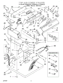 02 - Section parts for Whirlpool Dryer CEE2990AW3 from AppliancePartsPros.com