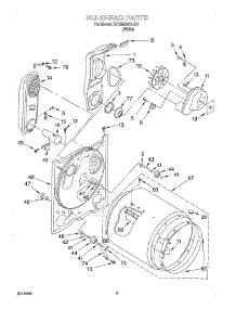 04 - Bulkhead, Optional parts for Whirlpool Dryer GCGM2901JQ0 from AppliancePartsPros.com