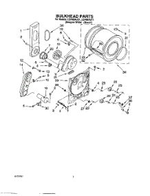 04 - Bulkhead parts for Whirlpool Dryer LGV4634JQ1 from AppliancePartsPros.com