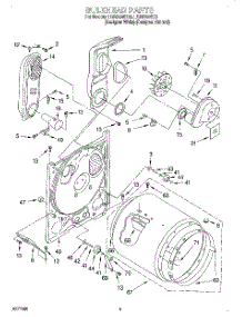 03 - Bulkhead parts for Whirlpool Dryer LGR5636EZ3 from AppliancePartsPros.com