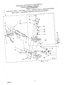 04 - 3402844 Burner Assembly parts for Whirlpool Dryer LGR5636JT0 from AppliancePartsPros.com