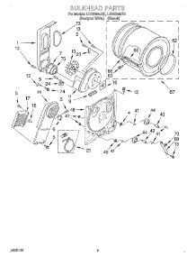 03 - Section parts for Whirlpool Dryer LER5644JQ0 from AppliancePartsPros.com