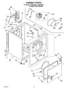 02 - Section parts for Whirlpool Dryer LER5644JT1 from AppliancePartsPros.com