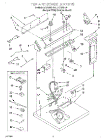 02 - Section parts for Whirlpool Dryer LEQ8858HQ0 from AppliancePartsPros.com