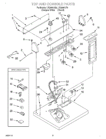02 - Section parts for Whirlpool Dryer LEQ8857JT0 from AppliancePartsPros.com