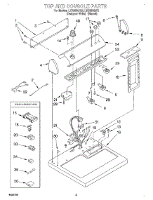 02 - Section parts for Whirlpool Dryer LEQ8800JQ0 from AppliancePartsPros.com