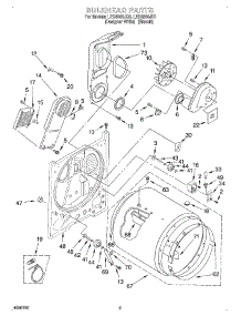 03 - Section parts for Whirlpool Dryer LEQ8800JQ0 from AppliancePartsPros.com