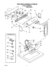 02 - Section parts for Whirlpool Dryer LEQ8000JQ1 from AppliancePartsPros.com