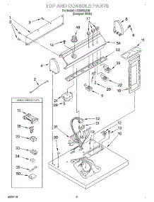 02 - Section parts for Whirlpool Dryer LEQ8000JQ0 from AppliancePartsPros.com