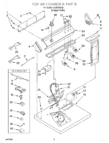 02 - Section parts for Whirlpool Dryer LEQ8000HQ0 from AppliancePartsPros.com