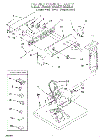 02 - Section parts for Whirlpool Dryer LEQ8858JT1 from AppliancePartsPros.com