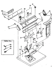 Top And Console parts for Whirlpool Dryer LG5801XSN2 from AppliancePartsPros.com