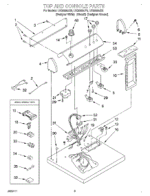 02 - Section parts for Whirlpool Dryer LEQ8858JQ0 from AppliancePartsPros.com
