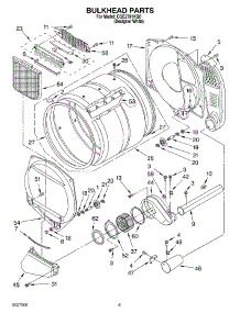 04 - Bulkhead, Optional parts for Whirlpool Dryer CGE2791KQ0 from AppliancePartsPros.com