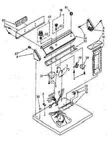Top And Console parts for Whirlpool Dryer LE5700XSNW from AppliancePartsPros.com