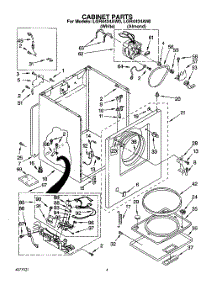 02 - Section parts for Whirlpool Dryer LGR4434AN0 from AppliancePartsPros.com
