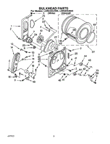 04 - Section parts for Whirlpool Dryer LGR4434AN0 from AppliancePartsPros.com