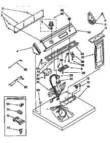 Top And Console parts for Whirlpool Dryer LEC6858AQ3 from AppliancePartsPros.com