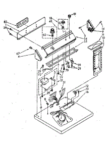 Top And Console parts for Whirlpool Dryer LE5800XSN3 from AppliancePartsPros.com