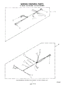 05 - Wiring Harness parts for Whirlpool Dryer GCE2100XMW1 from AppliancePartsPros.com