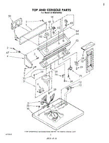 02 - Section parts for Whirlpool Dryer LE7000XMW0 from AppliancePartsPros.com