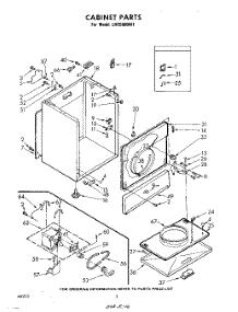 02 - Section parts for Whirlpool Dryer LHE5800W1 from AppliancePartsPros.com