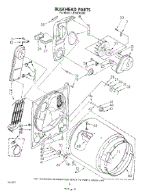 04 - Section parts for Whirlpool Dryer LE7680XSW0 from AppliancePartsPros.com