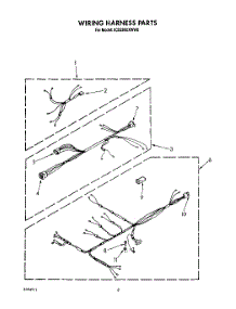 05 - Wiring Harness parts for Whirlpool Dryer 6CE2950XWW0 from AppliancePartsPros.com