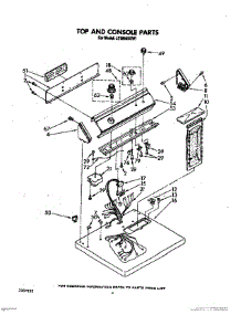 03 - Section parts for Whirlpool Dryer LE6880XSW1 from AppliancePartsPros.com