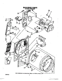 04 - Section parts for Whirlpool Dryer LE6880XSW1 from AppliancePartsPros.com