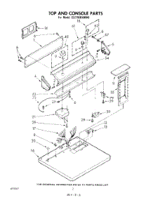 02 - Section parts for Whirlpool Dryer GLE7900XMW0 from AppliancePartsPros.com