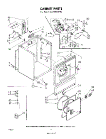 03 - Section parts for Whirlpool Dryer GLE7900XMW0 from AppliancePartsPros.com
